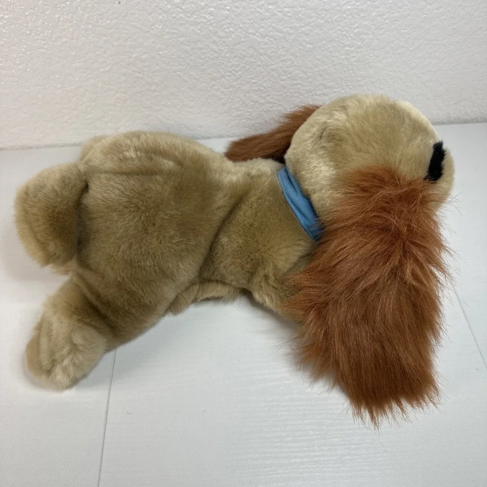 Vintage Disney Store  LADY and the Tramp Cocker Spaniel Plush Stuffed Animal 12